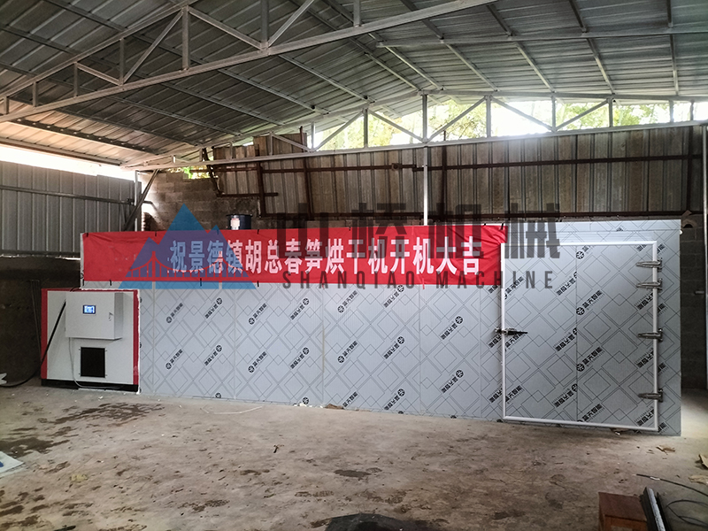 竹笋热泵烘干房工艺流程及设备特点(图2)
